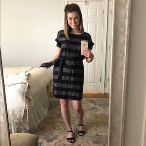 Black and White Casual Dress